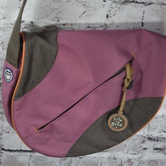 life is good messenger bag